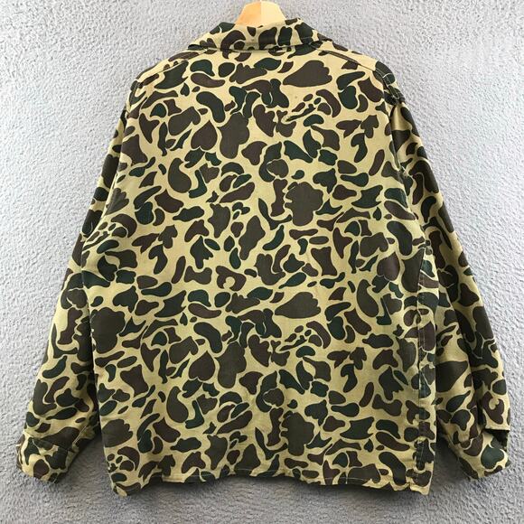 VTG Kmart Hunting Shirt Duck Camo Pocket Button Up Jacket Hong Kong RARE Men XL - Picture 2 of 11